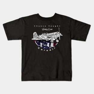 Chance Vought F-4U Corsair Aircraft Kids T-Shirt